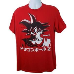 Officially Licensed Dragonball Z Son Goku Red Tshirt Size Medium